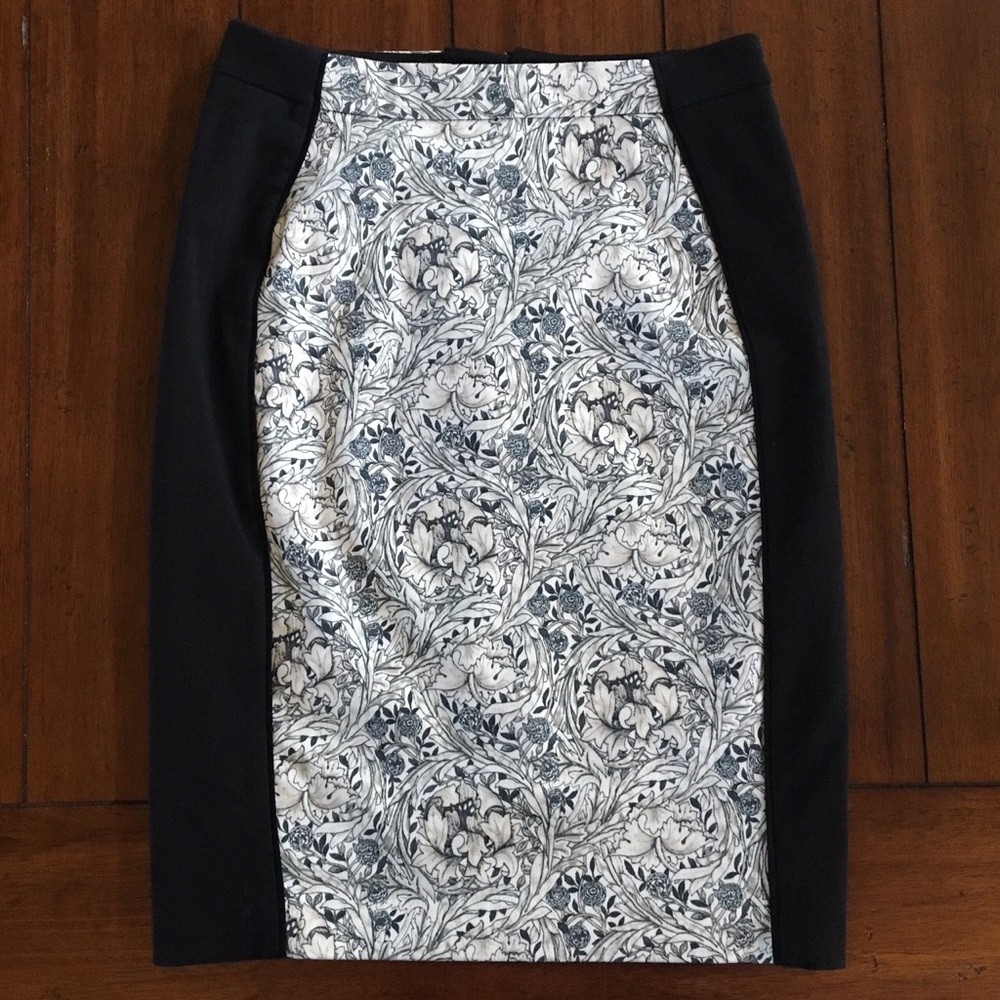 H&M Floral Pencil Skirt | US 2